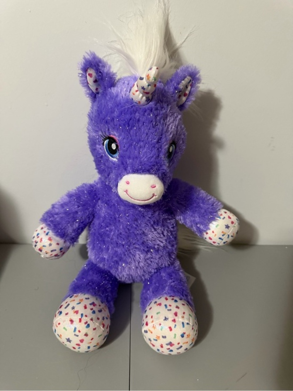 Build A Bear Workshop Purple Stardust Unicorn Plush 2019 Retired